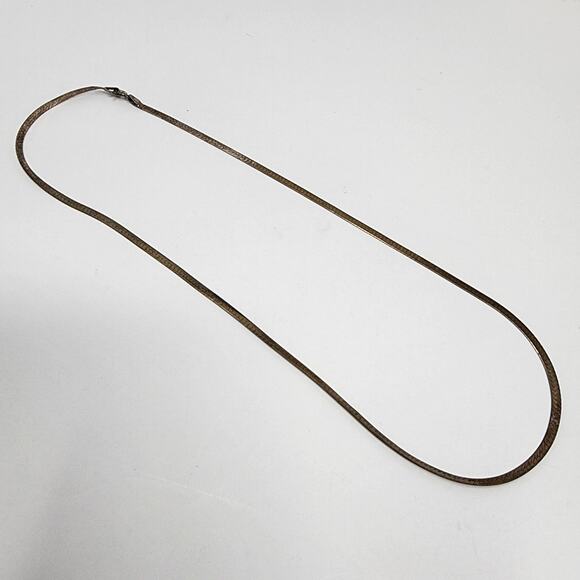 Sterling Silver 925 Italy Silver Antique Vintage Necklace - Picture 4 of 7